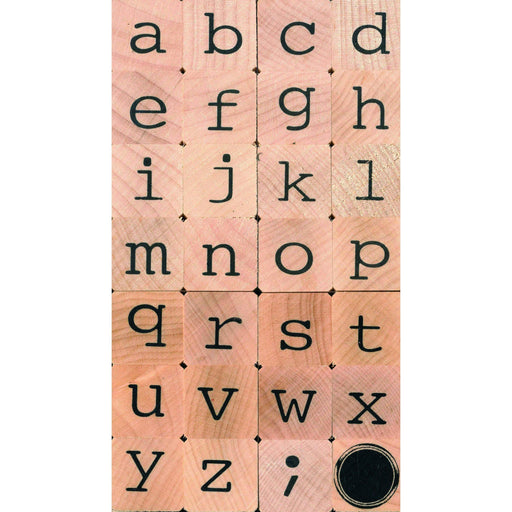 Artemio sellos madera Abecedario grande minusculas ARTA70 ARTEMIO Oferta CENTROARTESANO