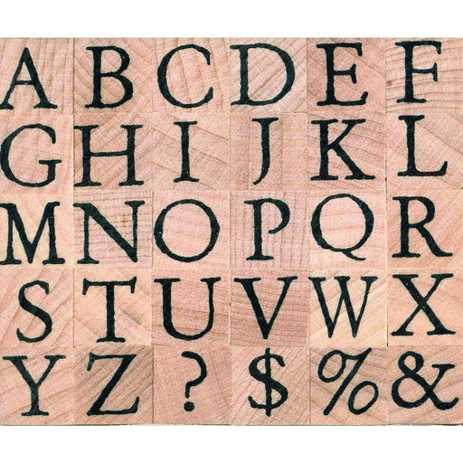 Artemio sellos madera abecedario may·sculas ARTA61 ARTEMIO Oferta CENTROARTESANO
