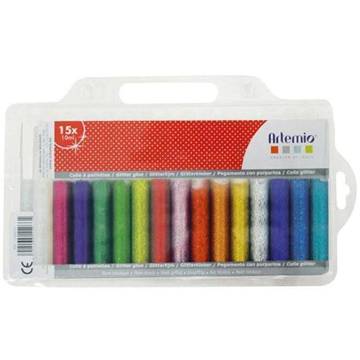 artemio set glitter glue 10005117 15x10ml ARTEMIO Oferta CENTROARTESANO