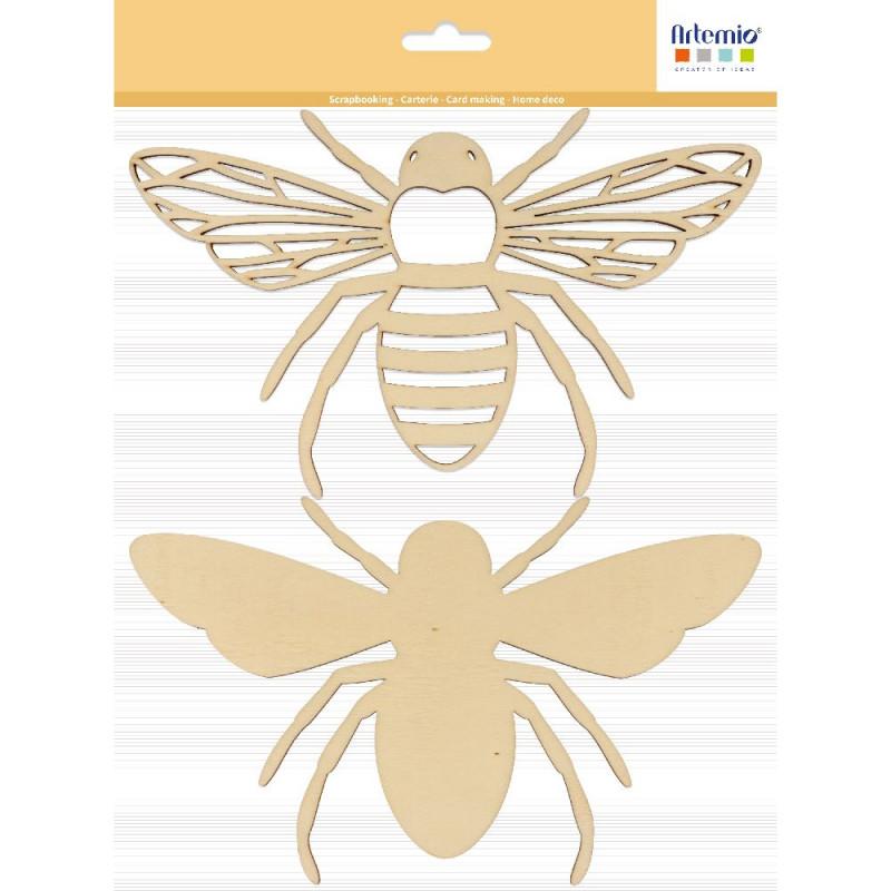 Artemio silueta Insectos abeja madera chopo ARTEMIO Oferta CENTROARTESANO