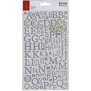 Artemio stickers abecedario 300p gliter plata 11004048 ARTEMIO Oferta CENTROARTESANO