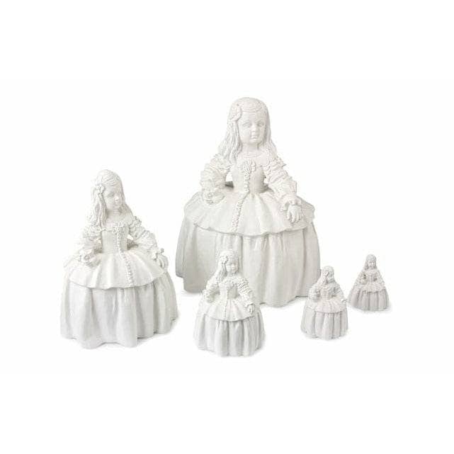 Figura escayola 554 menina Infanta Margarita jarra 11,5cm ARTESANIA SOL Y MAR CENTROARTESANO