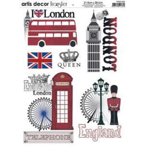 Artis decor transfer 21,8X28,4 PTGEX-22 London ARTIS CENTROARTESANO