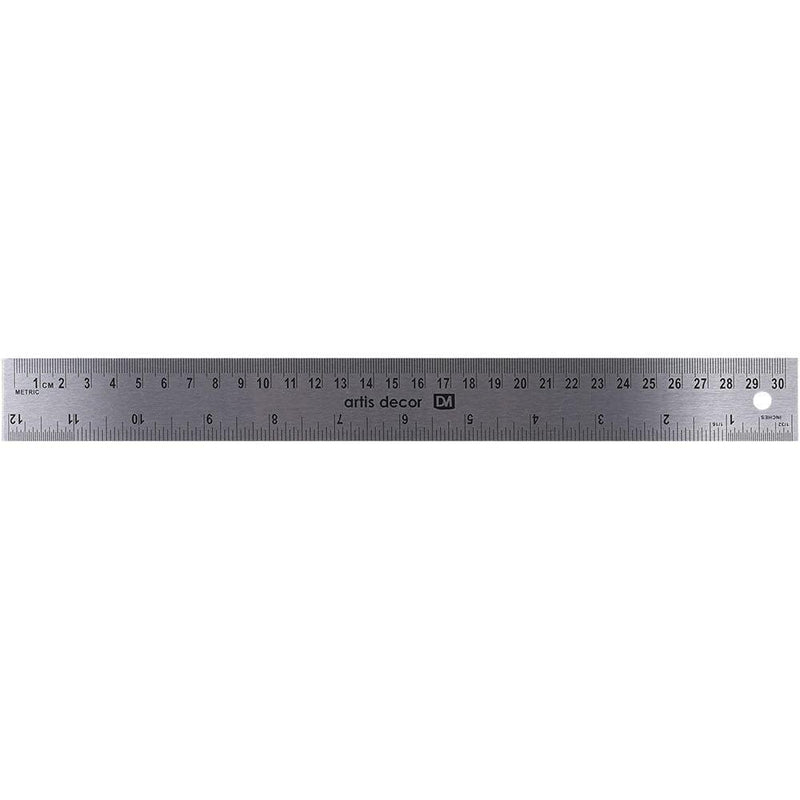 Regla aluminio 30cm N/A CENTROARTESANO