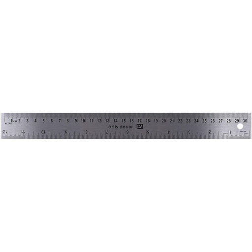 Regla aluminio 30cm N/A CENTROARTESANO