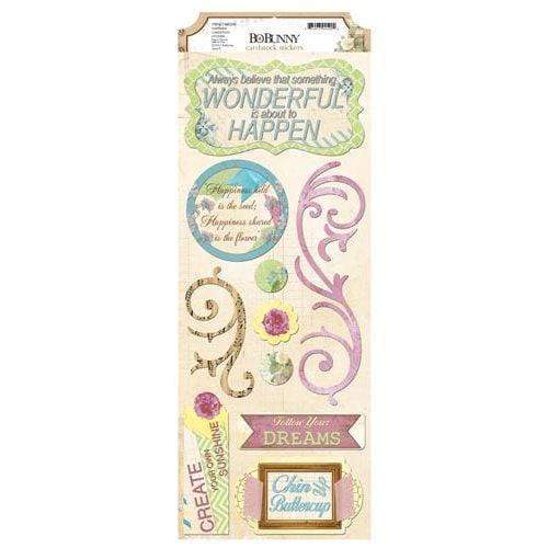 Bobunny cardstock stickers 13802590 Cest la vie BOBUNNY CENTROARTESANO