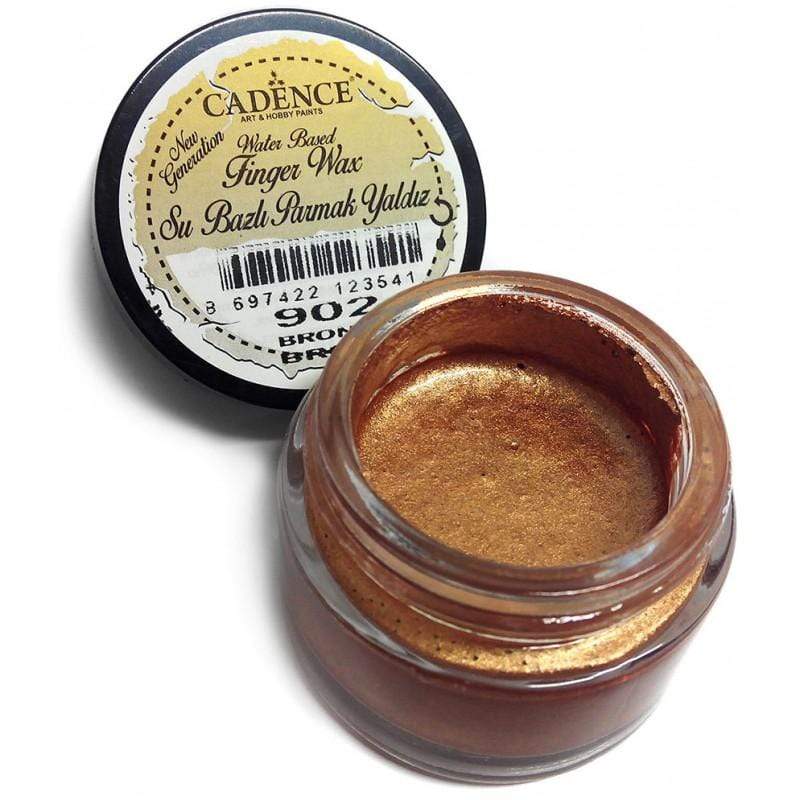Cadence Finger Wax pintura dedo cera crema 20ml 902 Bronce CADENCE CENTROARTESANO