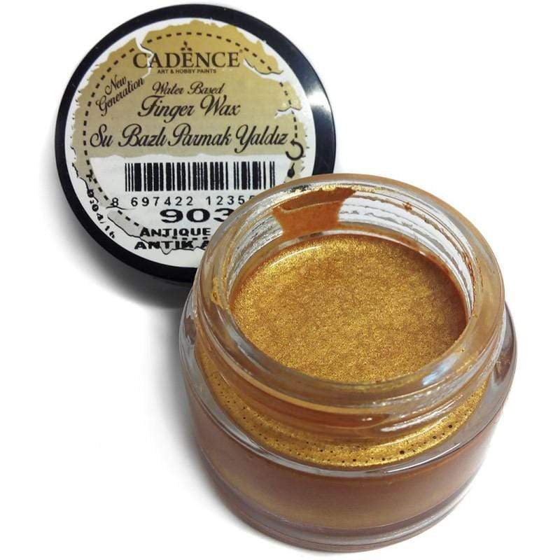 Cadence Finger Wax pintura dedo cera crema 20ml 903 Antique Gold CADENCE CENTROARTESANO