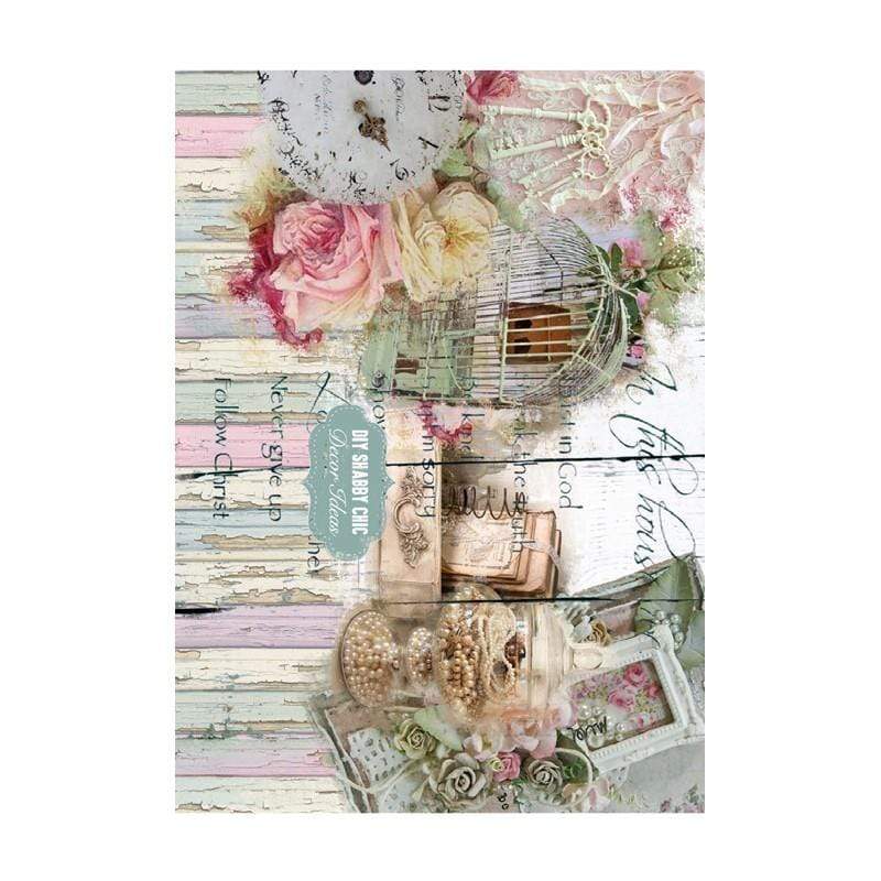 Cadence papel arroz 334 Shabby Chic CADENCE CENTROARTESANO