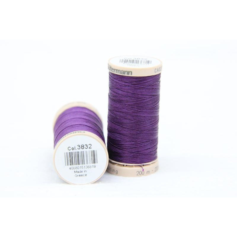 Hilos Gutermann para acolchar quilting 200m/100%algodón CENTROARTESANO 3832 CENTROARTESANO