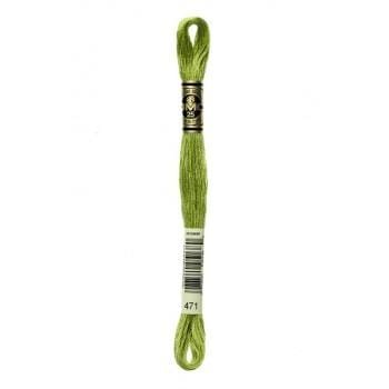 Hilo Bordar Mouliné Special DMC Tonos Verdes