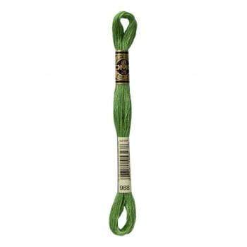 Hilo Bordar Mouliné Special DMC Tonos Verdes