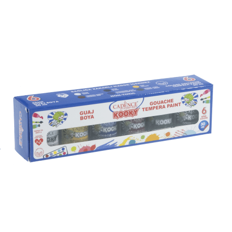 Cadence Kooky set tempera 30ml 6ud KOO8 Centroartesano CENTROARTESANO