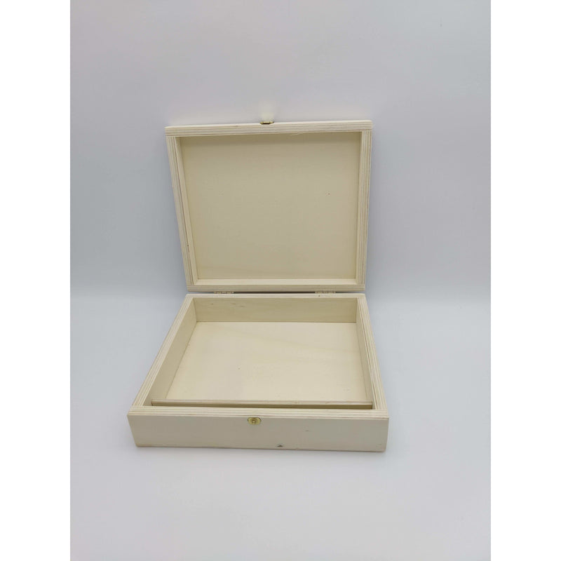 Caja de madera 22x19.5x6cm exterior