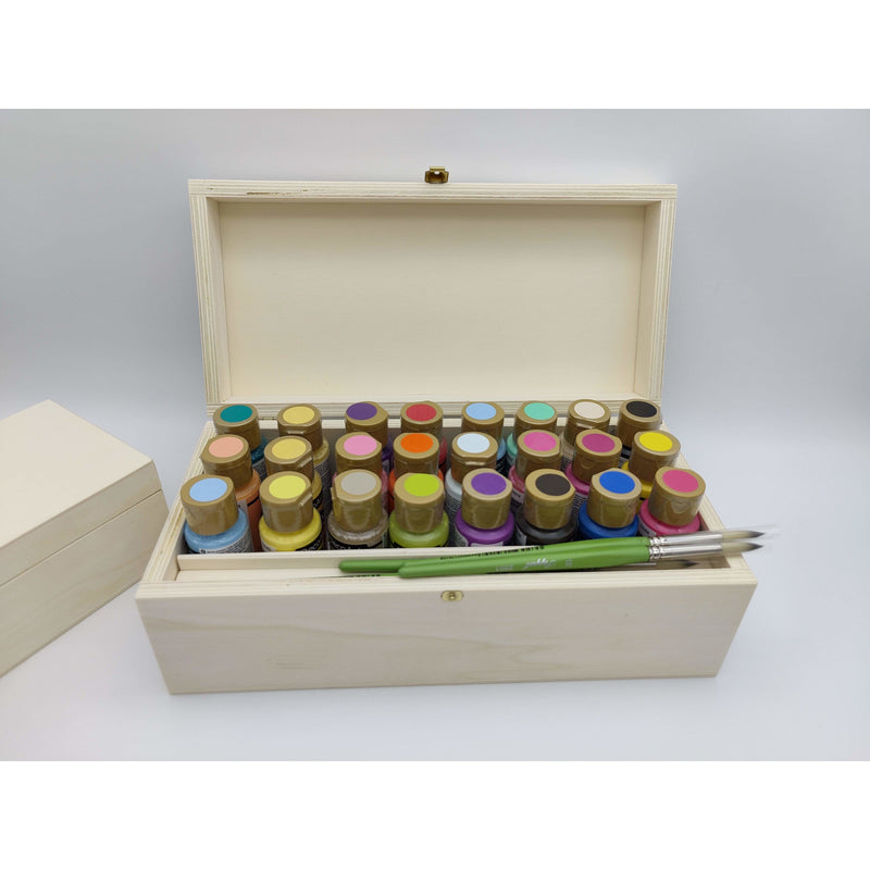 Caja de madera 31x15x11cm exterior