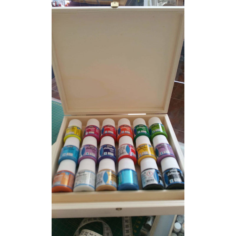 Caja pinturas pebeo 18 pinturas