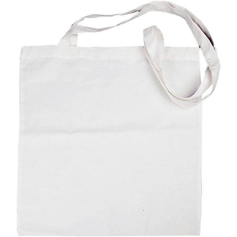Bolsa algodon natural 41x37 asa larga CHOPO CENTROARTESANO