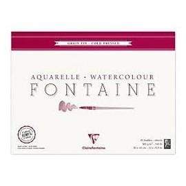 bloc fontaine acuarela g. fino 300g 25h 24x30