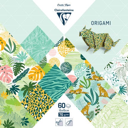 Papel origami 15x15cm 70gr 60 hojas 95353c CLAIRE FONTAINE CENTROARTESANO