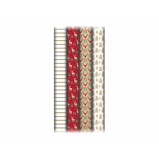 Papel regalo clairefontaine Kraft 5mx0.70m 70gr 223877C Navidad CLAIRE FONTAINE CENTROARTESANO