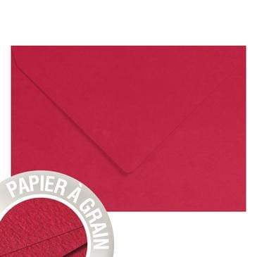 Sobre 162x229mm 120g 5ud rojo CLAIRE FONTAINE CENTROARTESANO