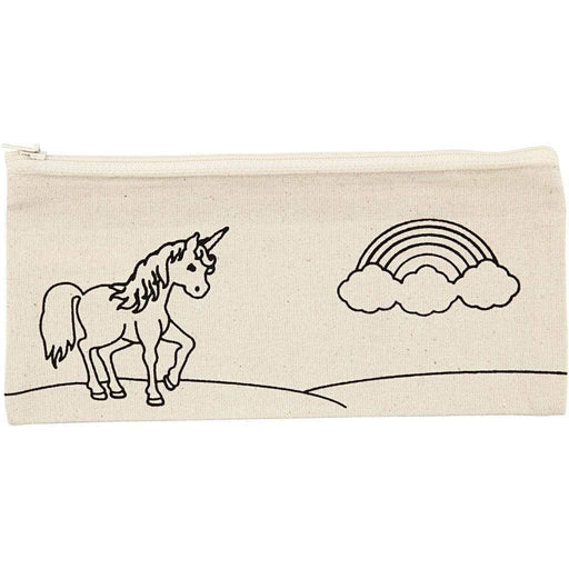 Creativ estuche tela 21x9 245g unicornio CREATIV CENTROARTESANO