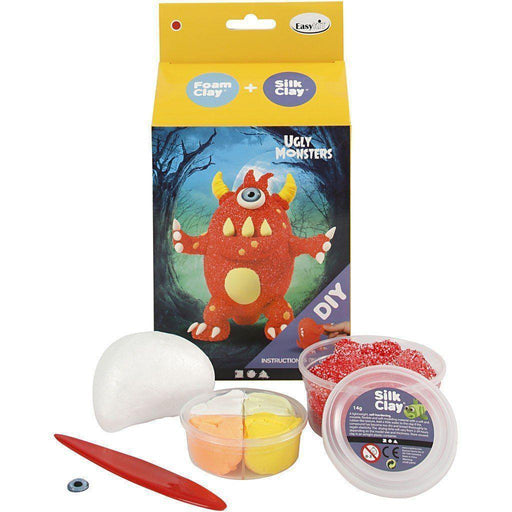 Easykit foam clay+Silk clay Ugly Monsters 100616 CREATIV CENTROARTESANO