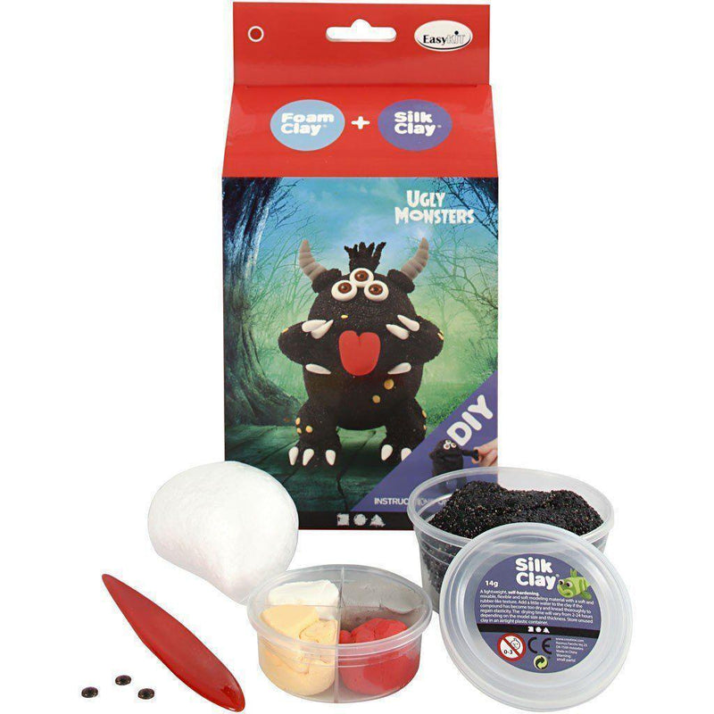 Easykit foam clay+Silk clay Ugly Monsters 100617 CREATIV CENTROARTESANO