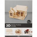 kit construccion 3D casa madera 57875 CREATIV CENTROARTESANO