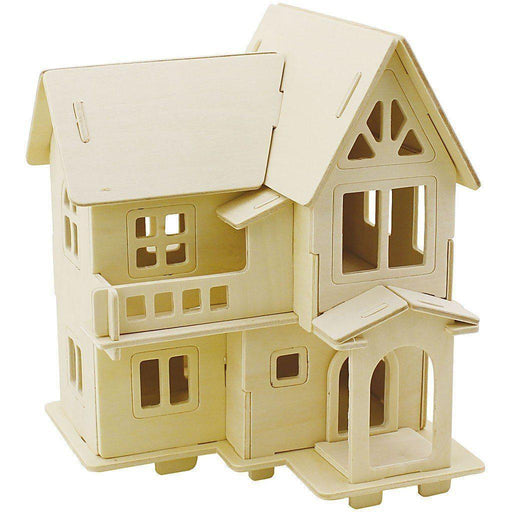 kit construccion 3D casa madera 57877 CREATIV CENTROARTESANO