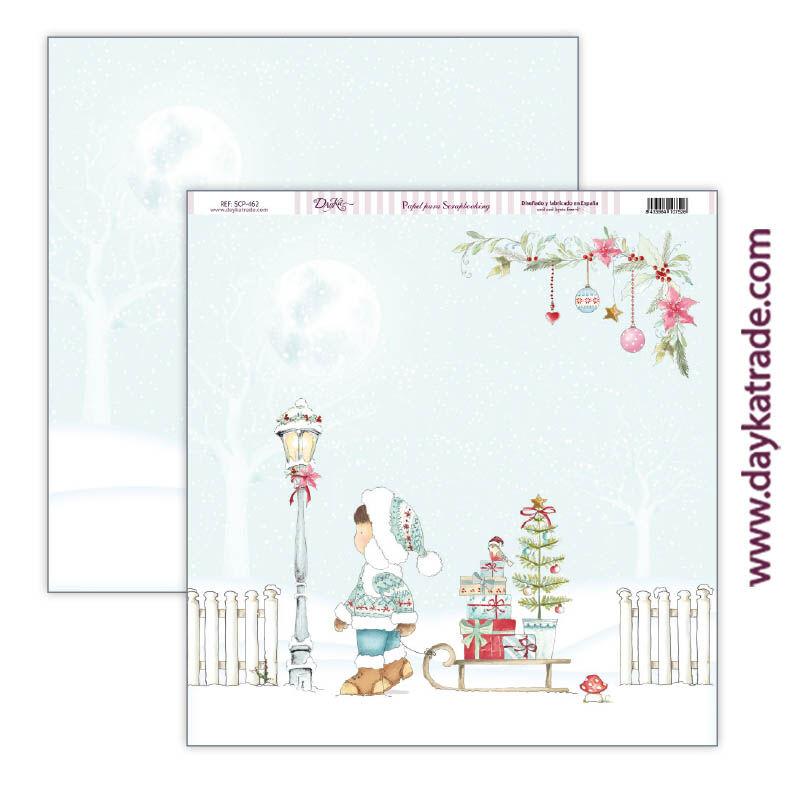 Dayka papel scrap SCP-462 Una navidad de cuento 2021 DAYKA CENTROARTESANO