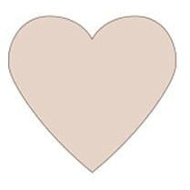 Dayka silueta carton corazon 10cm DAYKA CENTROARTESANO