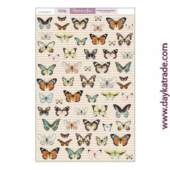 Dayka rice paper 29x45 ARR-001Butterflies