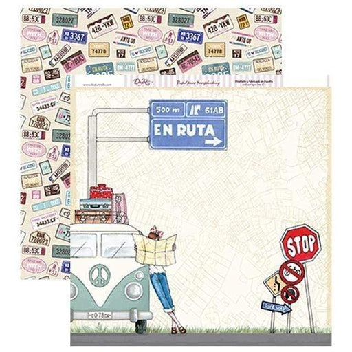 Dayka papel scrap SCP-154 vacaciones DAYKA Oferta CENTROARTESANO