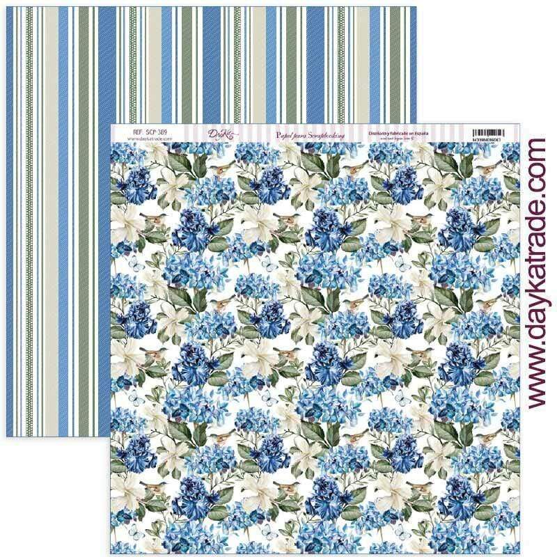Papier brouillon Dayka SCP-389 Nature en bleu 03