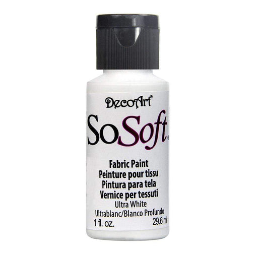 Pintura tela sosoft DSS001 blanco DECOART CENTROARTESANO