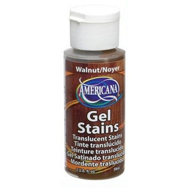 Americana Gel stains 60cc para teñir al agua DS29 Nogal DECOART CENTROARTESANO