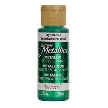 Americana metalica 59ml DA076 Verde Cristal DECOART CENTROARTESANO