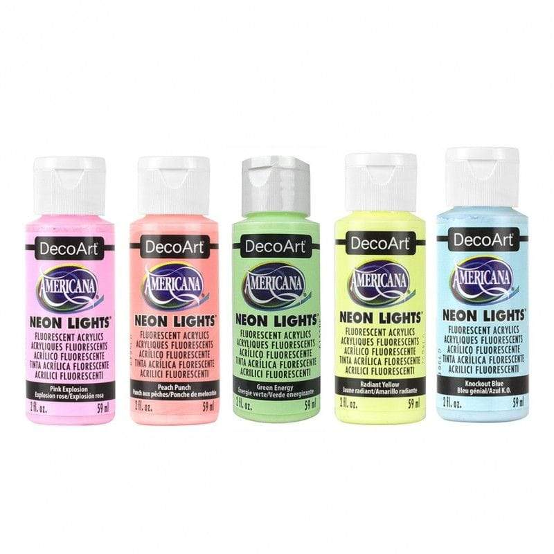 Americana pintura acril. 59ml DA341 Neon Lights ponche de melocoton DECOART CENTROARTESANO