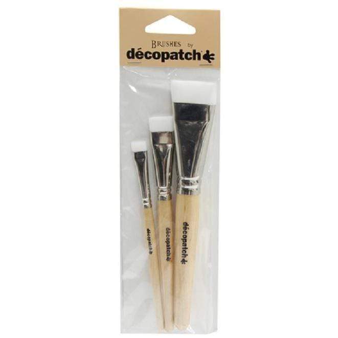 Decopatch pack pinceles nylon PACK3PCO DECOPATCH CENTROARTESANO