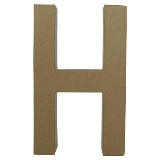 Letra papel mache fantasia H ac401o DECOPATCH CENTROARTESANO
