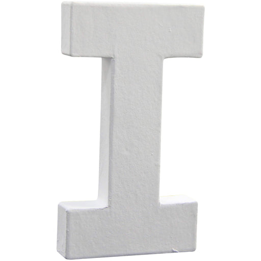 Letras papel mache blanco 12cm I AC261O DECOPATCH CENTROARTESANO