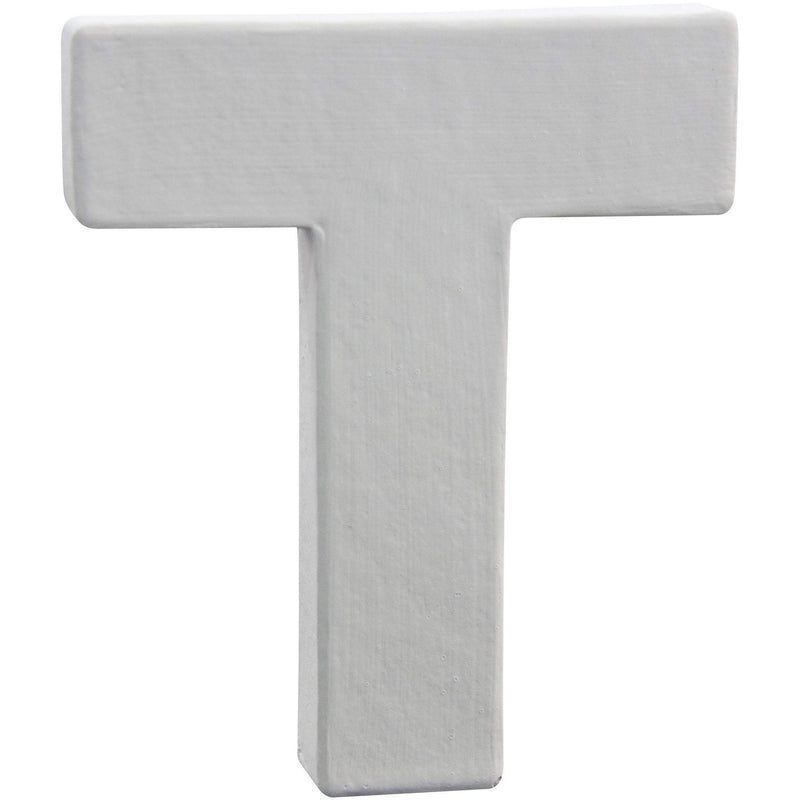 Letras papel mache blanco 12cm T AC272O DECOPATCH CENTROARTESANO