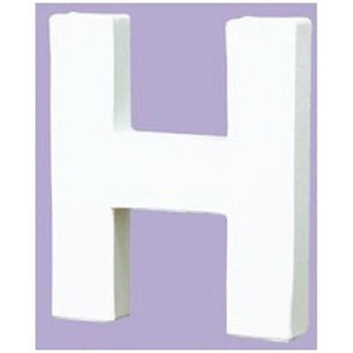 Letras papel mache blanco 21cm H DECOPATCH CENTROARTESANO