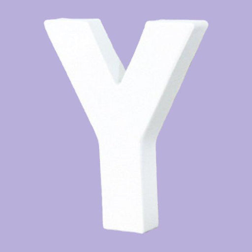 Letras papel mache blanco 21cm Y DECOPATCH CENTROARTESANO