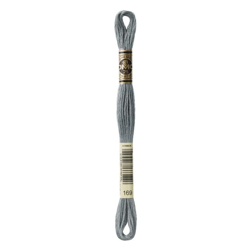 Hilo Bordar Mouliné Special DMC Tonos blanco a Negro DMC 169 CENTROARTESANO