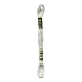 Hilo Bordar Mouliné Special DMC Tonos blanco a Negro DMC 3024 CENTROARTESANO