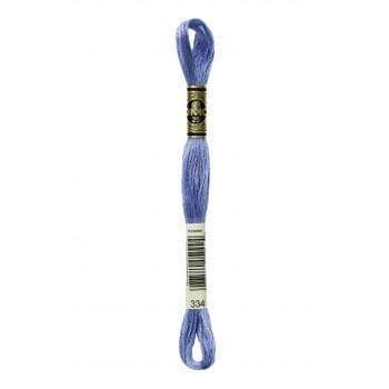 Hilo Bordar Mouliné Special DMC Tonos Azules a turquesas DMC 334 CENTROARTESANO