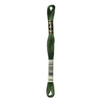 Hilo Bordar Mouliné Special DMC Tonos Verdes