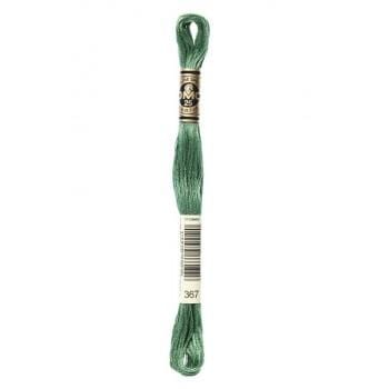 Hilo Bordar Mouliné Special DMC Tonos Verdes